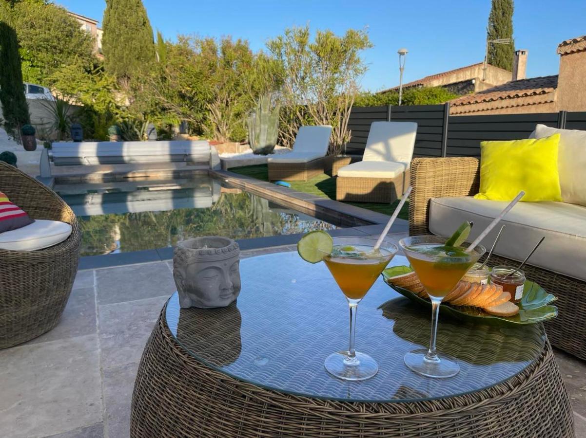 Casa Amor & Spa, Appartement Suite Jacuzzi & Piscine Chauffee Montfort-sur-Argens Luaran gambar